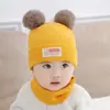 Súper Lindo Encantador Suéter Sombrero de Punto para Bebé Otoño Primavera Nuevo Invierno Otoño Niños Bebés Sombreros Niños Niñas Sombrero de Lana