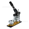 Máquina de Botões Redondos de Metal Máquina Rotativa de Fazer Botões de Folha de Flandres Botão Insígnia Escolar Insígnia DIY Máquina de Prensagem de Cartões