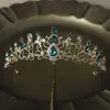 Accesorios para el Cabello Transfronterizos Corona de Novia Tocados Corona Barroca Accesorios de Reina Corona de Aleación con Juego de Diamantes