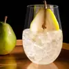 Conjunto de 16oz de Vidro Transparente Amazon para Casa Festa Particular Suco de Leite Bebida Whiskey Estilo Ins