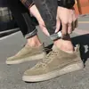 Zapatos de Hombre Transfronterizos Primavera y Verano Nuevo Estilo Tenis para Hombre Retro Juvenil Tallas Grandes Zapatos de Cuero Comercio Exterior de Hombre Zapatos Casuales de Ante para Hombre
