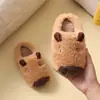 Chinelos Infantis de Algodão Capivara Outono/Inverno Pelúcia Espessa Quente Chinelos Domésticos Pai-Filho Em Estoque Dropshipping