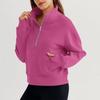 Comercio Exterior Europeo y Americano Transfronterizo Manga Corta Amazon Independiente 2024 Nueva Ropa para Mujer Primavera y Otoño Cremallera Holgada Manga Larga Estilo Holgado