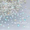 Branco Cognac Nail Art Diamante Fundo Plano Série Flash Pequeno Mini Cristal Vidro Diamante Fundo Plano Diamante Nail Art Acessórios Atacado