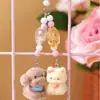 Tribu Linda Vajilla Afelpada Colgante Divertido Llavero de Pareja Muñeco de Peluche Funda de Teléfono Accesorios Colgantes para Bolsos