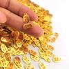 Ping An Arena Feliz Oro Colgante Colgante Pulsera Pulsera Ágata Accesorios Oro Francés Antiguo Suerte Nafu Accesorios de Cuentas