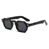 Nuevas Gafas de Sol Poligonales Transfronterizas, Gafas de Sol con Personalidad Retro Geniales, Estilo de Alta Gama, Adelgazantes de Rostro, Gafas de Protección Solar para Hombres y Mujeres