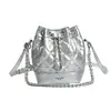 Bolsa Versátil de Ombro Único para o Dia a Dia Nicho 2026 Inclinada Estilo Coreano Novo Padrão de Diamante Moda Feminina Bolsa Tipo Saco Texturizada Verão Diário