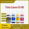 Para Canon GI-80 tinta G6080 G7080 GM4080 tinta contínua G5080 GM2080 Gi80