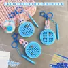 Chaveiro genuíno Judy Nick Quadro Magnético de Desenho com Bolinhas de Aço Divertido Quebra-Cabeça Descompressor Pingente para Mochila Escolar Estudante Suprimento
