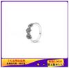 Anillo Panjia Anillo de Gema Plateada Pensamiento Morado Profundo Anillo de Pensamiento