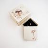 Estilo Chino Pieza de Papel con Asa Collar Aretes Colgante Peine de Madera Adorno para Coche Caja de Pulsera [No se enviará un solo disparo]
