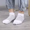 Calcetines con Dedos, Calcetines de Algodón para Mujer, Calcetines Antideslizantes, Calcetines con Dedos para Mujer, Calcetines con Dedos Separados, Tubo Corto al por Mayor, Cintura Baja, Puro