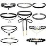 Gargantilla de cadena de clavícula de encaje Cyber Celebrant negra, gargantilla gótica de encaje, traje de cadena de clavícula para mujer, mecanizable