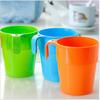 Criativo com orelha pendurada Candy Color copo plástico Gargle Cup Color Tea Drink Cup Presentes