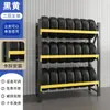 Estante resistente, engrosado para almacenamiento de llantas, estante multiusos para llantas de coche, adecuado para concesionarios de coches 4S, un estante de almacenamiento para accesorios de coche