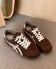 Zapatillas Deportivas Alemanas Retro Rojas de Suela Gruesa para Mujer Primavera 2026 Nuevas Zapatillas de Suela Gruesa Deportivas Casuales Antideslizantes Zapatillas para Correr