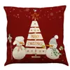 Fronha Estampada de Boneco de Neve Vermelho Festivo de Natal Mais Vendida da Amazon Presente de Natal