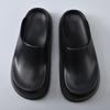 Pantuflas Baotou de Suela Gruesa para Mujer Verano para Exterior 2025 Nuevo Impermeable Antideslizante Sin Cordones Aumentadas Boken Zapatillas Zapatos de Playa