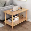 Mesa pequena, mesa lateral de sofá, mesa de centro, design moderno simples para espaços pequenos, mesa quadrada pequena fácil de usar para quarto e sala de estar, mesa de armazenamento mini
