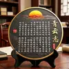 Ornatos de caligrafia e pintura Qingyunzhi, decorações de prateleira de exposição, decorações de estante antiga, ornatos de cerimônia do chá para casa em novo estilo chinês