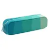 Internet Popular Soft Silicone Lápis Caso Criativo Estudante Gradiente Retangular Silicone Caso Simples Papelaria de Grande Capacidade