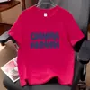 Camiseta de Algodão Puro com Manga Curta e Ombro Regular para Homens e Mulheres, Novo Estilo Verão 2026, Tamanho Grande Versátil com Gola Redonda e Manga Curta, Atacado