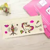 Bolsa de Lápices de Lona con Cremallera de Dibujos Animados Creativos e Inspiradores Bolsa de Tote para Estudiantes Caja de Papelería Simple Regalo para el Día del Niño Bolsa de Lápices