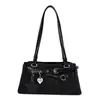Bolso Maillard Vintage de Gamuza tipo Baguette para Hombro para Mujer Modelo Nuevo Otoño/Invierno 2026 con Hebilla de Cinturón, Bolso de Mano y Hombro para el Trabajo