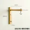 Estante Colgante Extendido para Balcón de Madera Maciza Estante de Montaje en Pared Exterior para Puerta Cesta Colgante Gancho para Plantas Verdes Pájaro Gancho para Farol Carga Reforzada