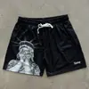 Promoção Quente de Verão Transfronteiriça Shorts Casuais Esportivos Soltos com Estampa 3D Moda Tendência High Street Estilo Americano com Cordão