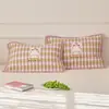 Funda de almohada de algodón puro, Par de algodón, Funda de almohada de gasa de dibujos animados, Antideslizante, Anticaída, Funda de almohada para el hogar, Paquete individual