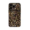 Corrente de Pendurar Estampa de Leopardo Retrô Adequada para Capa de Celular Apple 17Promax Iphone15 Silicone Pele de Cabra 16 Novo Modelo Feminino 14
