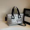 Moda Transfronteriza Bolso de Mujer Nuevo Versátil Bolso de Algodón Bolso de Mano para Hombro Gran Capacidad Bolso Suave Bolso Cruzado Casual