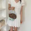 Nueva Bolsa Transversal de Teléfono Móvil de Dibujos Animados Linda, Minibolso Portátil, Bolso de Hombro de Nailon Bordado Elegante y Versátil