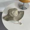 TUshu/Pimiento Tiburón ~ Viento Neutro Forma Cóncava Sombrero de Pescador Niños Sombrero de Vaquero Occidental Retro Parasol para Exteriores
