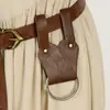 En stock Funda de Cuero para Manga de Estilo Rapier Accesorios para Cuchillo de Rendimiento Anillo para Cinturón Marco de Espada Medieval Medieval Funda