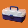 Caja de Almacenamiento de Plástico Portátil Gruesa Grande Caja de Herramientas de Arte Caja de Almacenamiento de Libros Botiquín Caja de Juguetes Venta al por Mayor