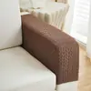 Capas Jacquard Elásticas para Braço de Sofá Amazon Resistentes a Arranhões de Gato Capas Protetoras de Tecido para Casa Capas Simples de Cor Sólida para Braço