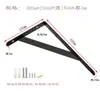 Soporte Triangular Simple de Hierro para Pared, Soporte de Pared, Estante de Almacenamiento en Pared, Estante Divisorio Portante, Stock Transfronterizo de Fábrica