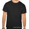 Camisetas de Poliéster-Algodão de Corte Reto e Gola Redonda Feitas Sob Medida, Camisetas Culturais Unissex de Manga Curta que Não Encolhem com Estampa em Água e Serigrafia Atacado