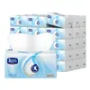 Yuemaijie 80 Paquetes de Papel Higiénico Hecho de Pulpa de Madera Virgen, Servilletas Asequibles al Por Mayor, Paquete Familiar de Papel Higiénico para Uso Doméstico
