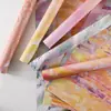 Sueños Diseño Pintado Estilo Pintura al Óleo Papel de Regalo Floral Papel de Póster Ramo Papel de Fondo de Piel de Vaca Empaque Papel de Regalo Floral