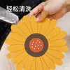 Mantel Protector Térmico Promocional de Girasol, Individual Estilo Japonés, Base para Tazón, Base para Olla, Base para Plato, Posavasos Lindo de PVC de Flor de Cerezo, Anti-quemaduras