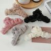 Moda Rede Plissada Presilha para Cabelo, Presilha Feminina na Parte de Trás da Cabeça, Presilha de Cabelo, Presilha de Tubarão Super Fada Grande