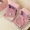 Nuevo Collar de Hello Kitty para Mujer, Dulce y Lindo Estilo Girly Cadena para Clavícula Gato Kt Estilo Ins Diseño de Nicho de Alta Gama