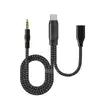 Cable de Sonido para Teléfono Móvil Otg Cable para Transmisión en Vivo Adecuado para Apple Tipo-C Dos en Uno Carga Sincrónica Cable Adaptador de Tarjeta de Sonido Aiken