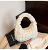 Bolsa Nuvem Retrô Versátil Transfronteiriça 2026 Novo Estilo Bolsa Amassada de Dumpling Bolsa de Ombro Cruzada Bolsa de Mão Versátil Bolsa de Ombro