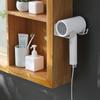 Estante de Hierro para Secadora de Pelo Transfronterizo Estante de Baño sin Taladro Soporte de Pared para Secadora de Pelo de Baño Estante de Almacenamiento