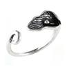 Anillo de Pavo Real Vintage de Venta Caliente Transfronteriza Anillo de Gato Geométrico Anillo de Fénix Abertura Crochet con Línea Anillo Artefacto
